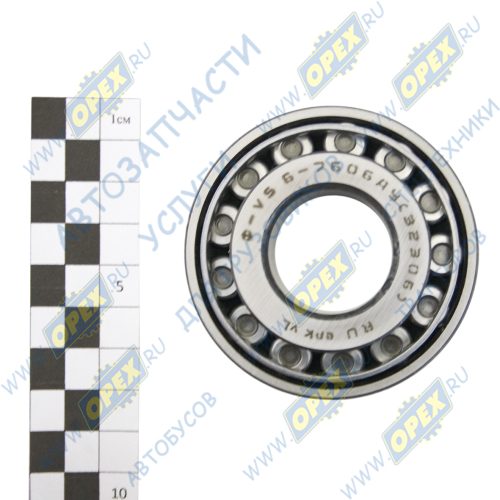 6-7606 АУ Подшипник 30х72х29 ролик.радиал.упорн.конич. 1-ряд.(угол наклона роликов <20 градусов) MERCEDES ATEGO (98-04) / LK/LN2, NG BPW (1970-2020), MAN LCV (1 Волжский Стандарт1